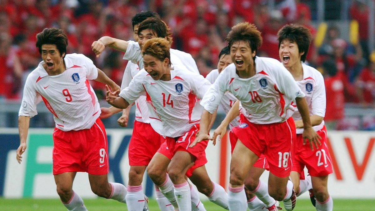 South Korea make it to the World Cup Semi Finals in 2002:This run was riddled with controversy as many believe that the referees were paid off (The tournament was hosted in Korea). One particular win over Italy is still considered one of the most suspect games in history.