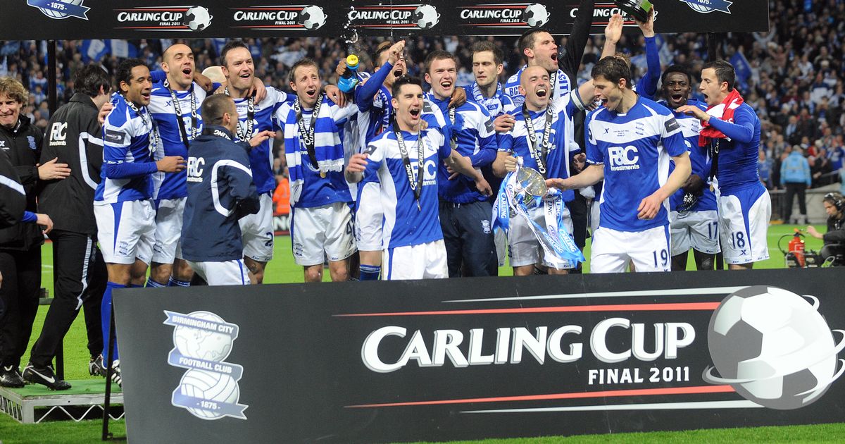 Birmingham score in the last minute to win the 2011 Carling Cup final over heavy favourites Arsenal.