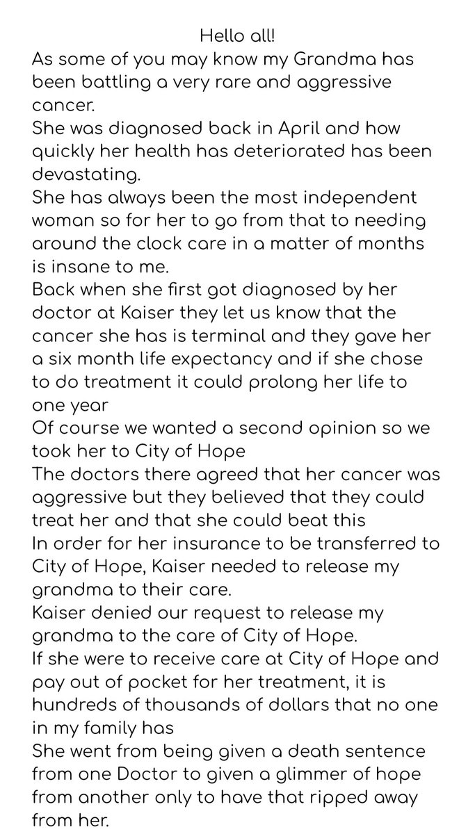 heatherwXD's tweet photo. Hey Twitter 
I need all the help I can get on this 
Help me save my grandmas life 🥺
More details to come but please, share share share  
Literally tagging some ppl I luv in hopes they retweet 🤞🤞🤞 https://t.co/ZWXMLkOGyM