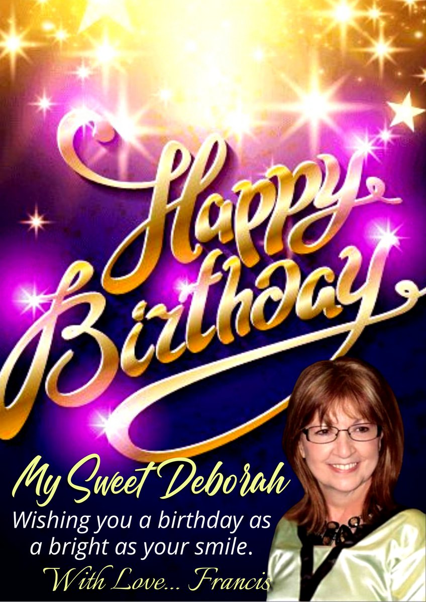 ApFrancis_'s tweet image. Today is the day of this woman who I has deep love, admiration and respect. A sweet gift that Jesus so kindly gave me and I care with great zeal
My sweet Deb, may your days be one of peace and rest, joy and prosperity. Days of prayers answered. I&apos;m here for you 24/7. Love you❤️🎉