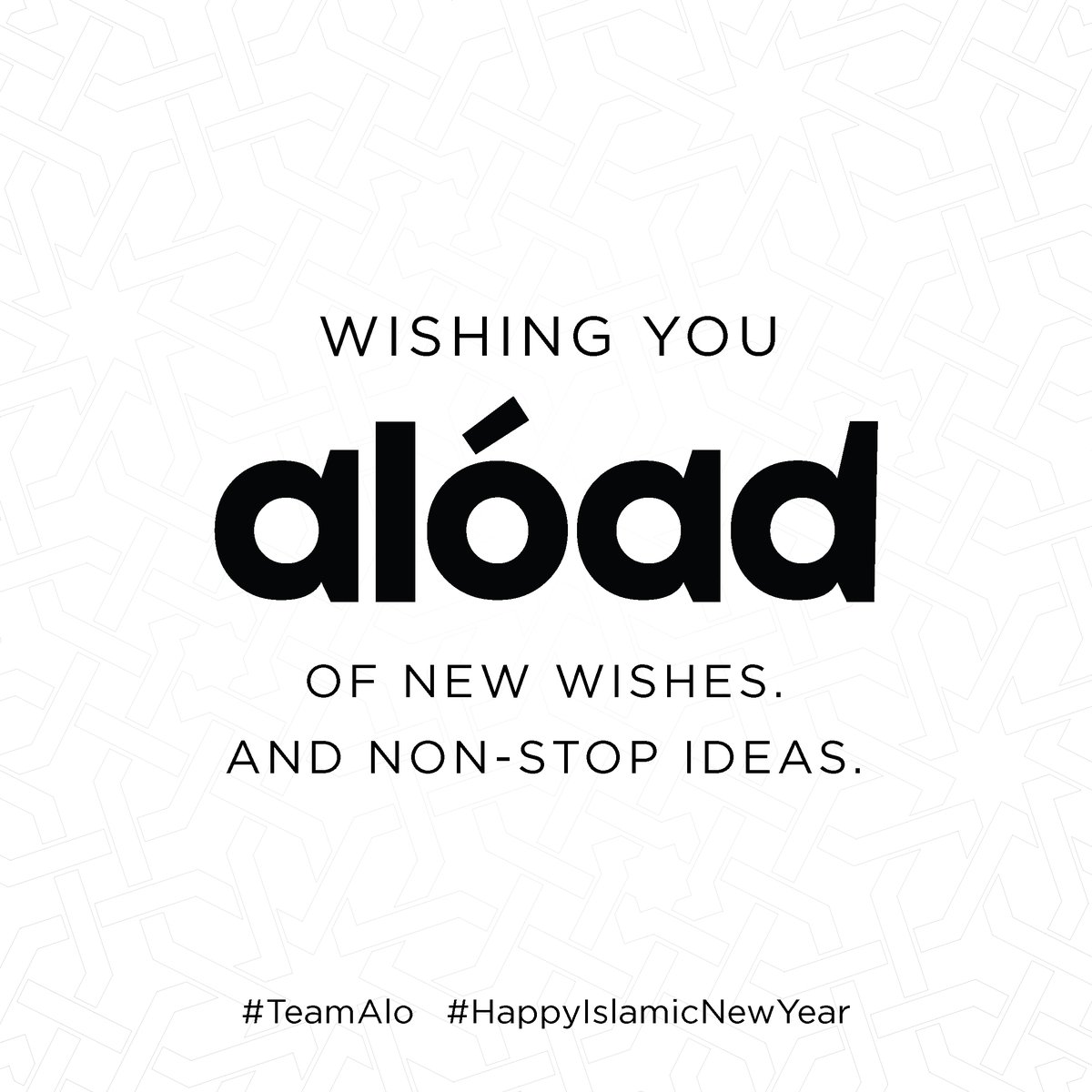 TheTeamAlo's tweet photo. TeamALÓ wishes everyone a #HappyIslamicNewYear
May peace, health and blessings of Almighty Allah be with you and your family.

#TeamALÓ #IslamicNewYear #1442Hijriyah #Muharram #muharram1442 #islamicnewyear1442 #mydubai #uae https://t.co/vnM1R2m57O