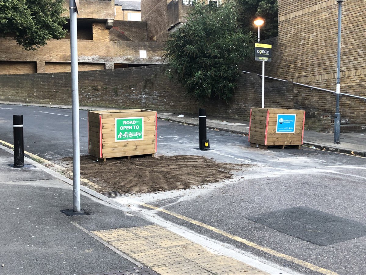 Options for motorists determined to cut through are fast running out. Motorists seeking a detour via Winforton Street onto Blisset St will find that’s also closed. No way thorough.