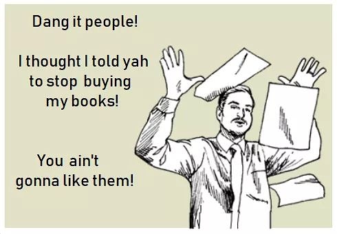 JoHaleAUTHOR's tweet image. because reverse psychology works? #CardCatalogue #SaveAnAuthor #feedawriter #writethereview