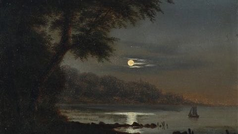 The moon in paintings.