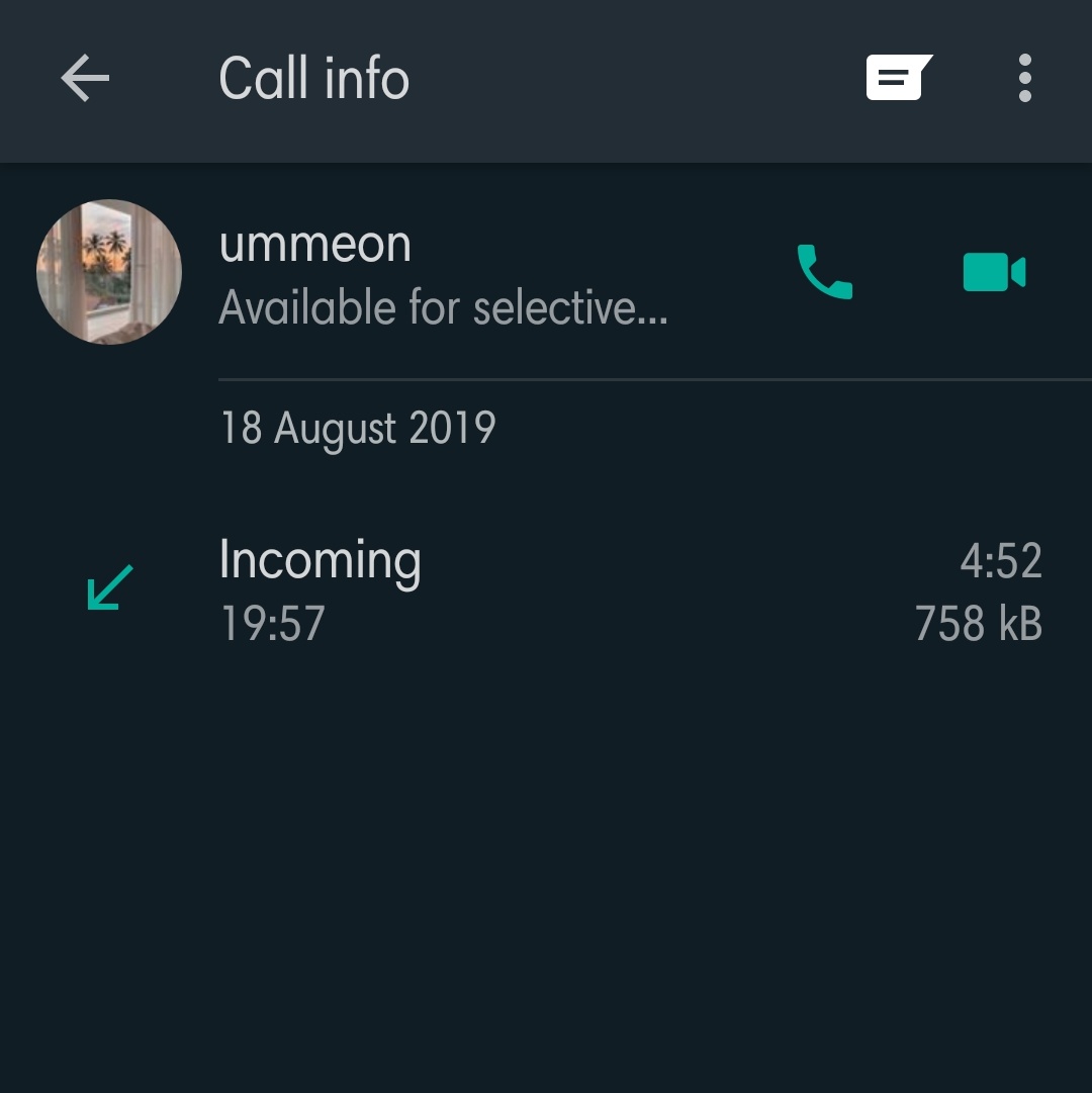 18. 08. 2019 - our first one on one call conversation18.08.2020 - we met