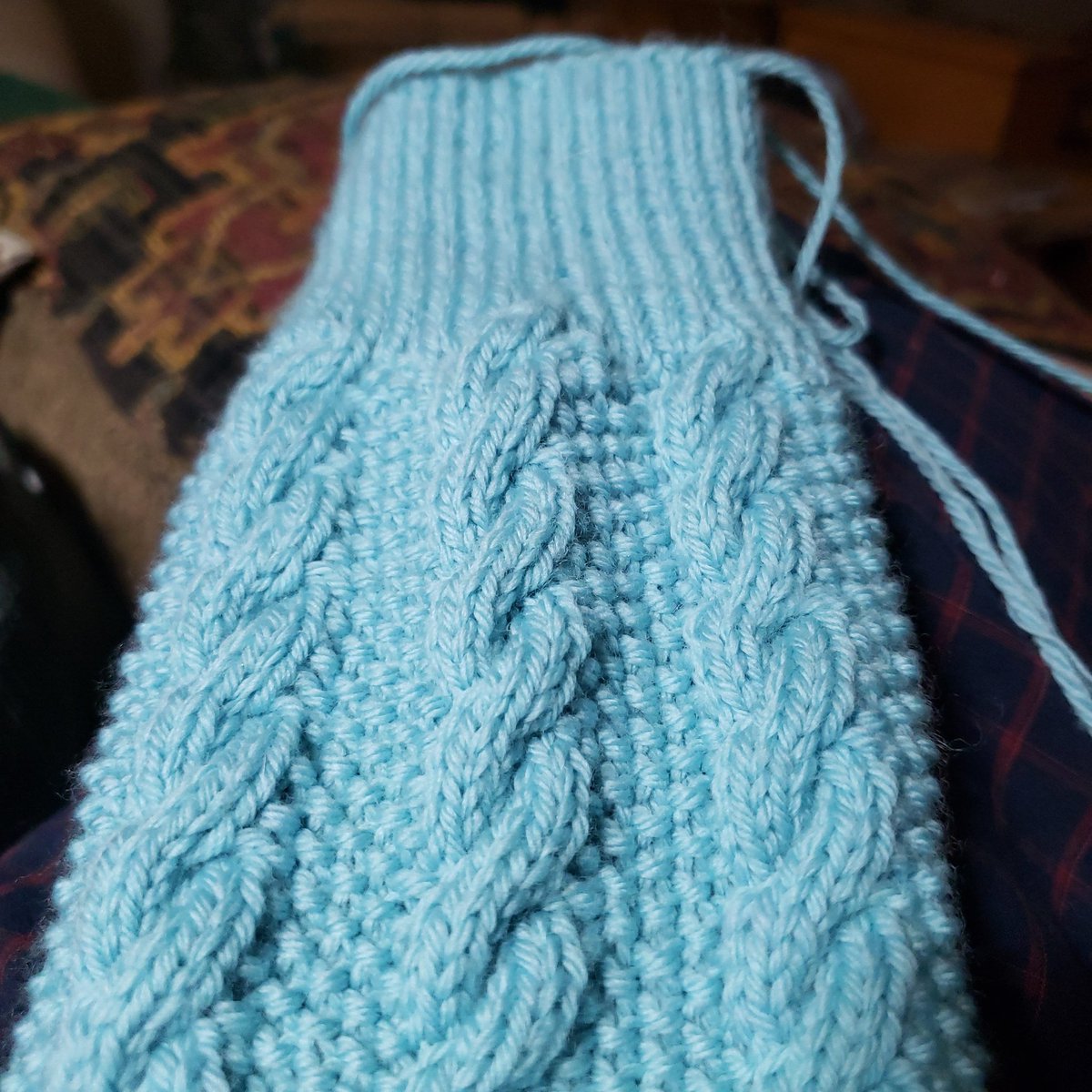 Working up some #cableknitting  socks for a customer.
Design: Mine
Yarn: @cascade220yarn 
Let me make you a pair!
#mindfulknitting. #PositiveVibesOnly 
#doingwhatilove