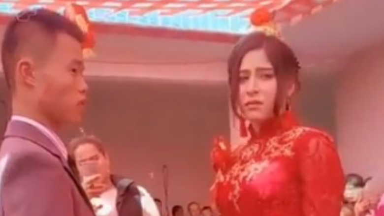 Uyghur girls are being forced to marry Hans, getting threatened with internment camps otherwise. It's become an incentive to move more Hans to the region. 21/23