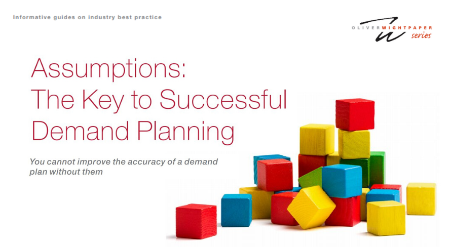 OliverWightAP's tweet photo. #WhitePaper: @Oliver_Wight's Greg Spira explains why assumptions about market conditions, competitive activities, #customer behaviors, and strategic activities are key to a successful #demandplan. Download for free: https://t.co/YNcYzgfQ7s
#businessplanning https://t.co/p0B1mJKIoU