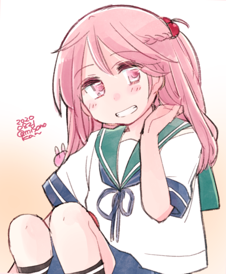漣(艦これ) 「「ご主人さま、こーいうのはどう?…すき?」 」|みその🍥休憩中🐰🍓🌸のイラスト