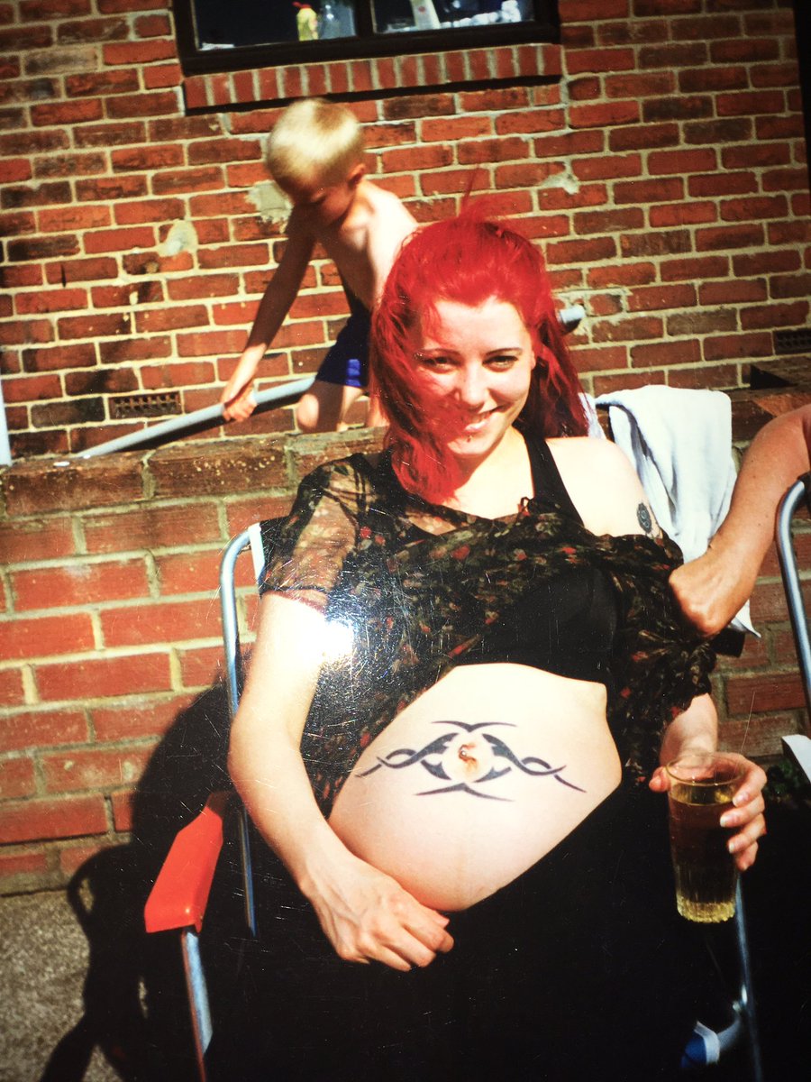 #ThrowbackThursday very pregnant me 1996 😊xx