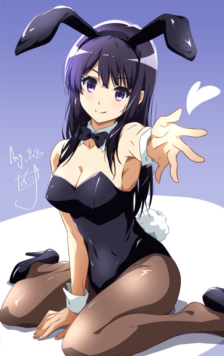 「麗奈「久美子…誕生日おめでとう?」
#黄前久美子生誕祭2020
#バニーの日 」|仁井学 NII Manabuのイラスト