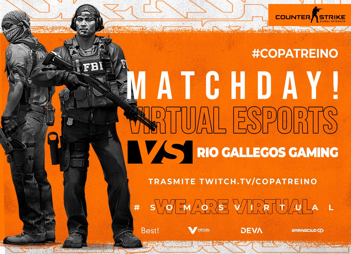 VirtualesGG's tweet photo. #CSGO  | 🏆 #COPATREINO

En nuestro tercer encuentro de la fase de grupos nos enfrentamos contra @RGG_esports , mucha suerte!

⏱️20:00 HS 🇦🇷

#SomosVirtual #GOVRe #virtualesports
#team #equipo #esports #gaming #gamers #gamer #gg #ggwp #ez #csgo #trasmision #clips #community #GC https://t.co/4f7uDd7eRe