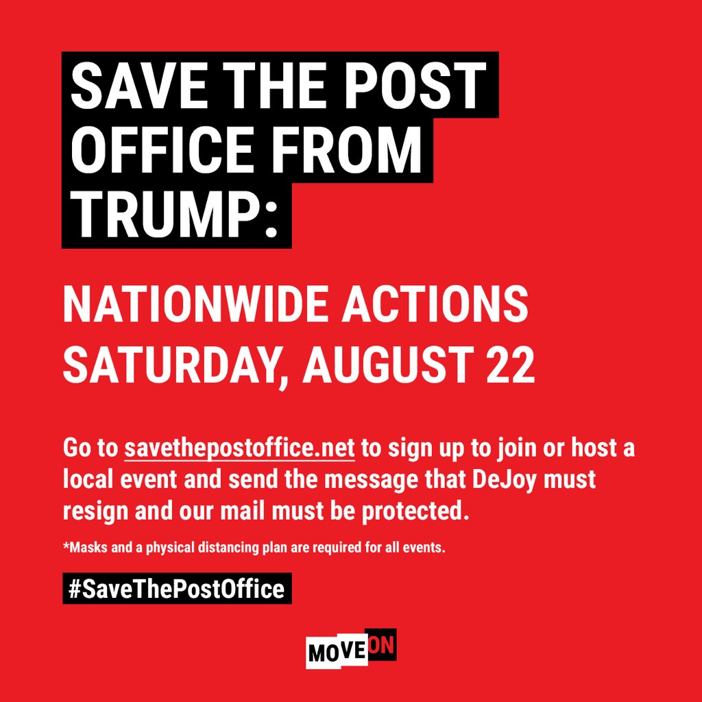 lobotomy101's tweet photo. “"Save the Post Office Saturday" Day of Action” https://t.co/IJbyRXuj0t https://t.co/vjPVUtiniy