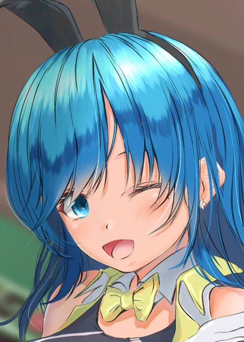 妄想競泳バニー?
#バニーの日 