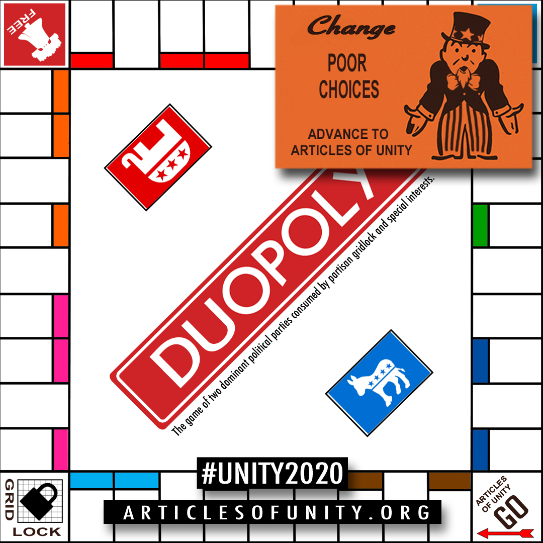 uncertainadept's tweet image. * Unity does not equate to Weak Centrism. Let’s hack the duopoly! #Ticket2Unity 
@billmaher @BoingBoing @JohnCena @ArticlesofUnity