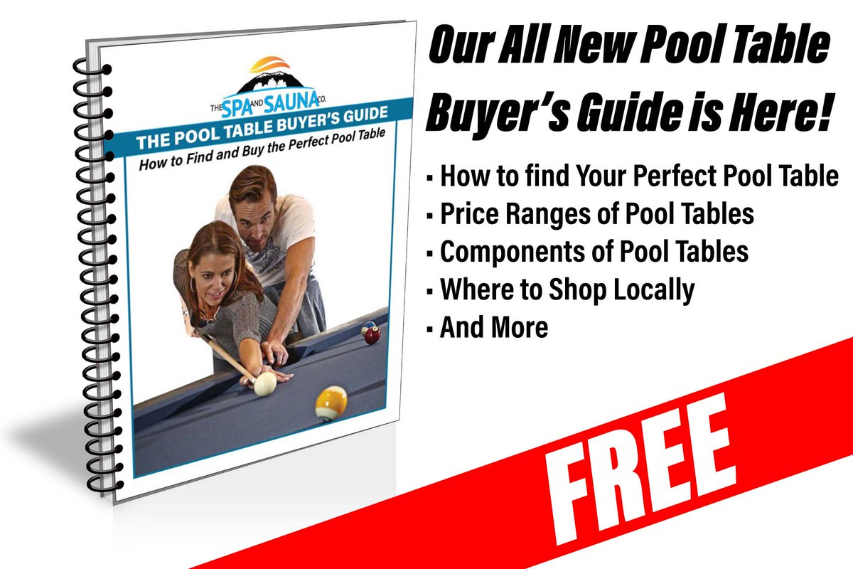 spansaunashop's tweet photo. Have you ever wondered where to get started when looking to buy a Pool Table? We've created a FREE resource for you - our Pool Table Buyer's Guide. Sign up to get your FREE guide INSTANTLY here: https://t.co/K4LGU6uD3o #pooltablesreno #perfectpooltable #billiards https://t.co/3ZnhP3qQQA