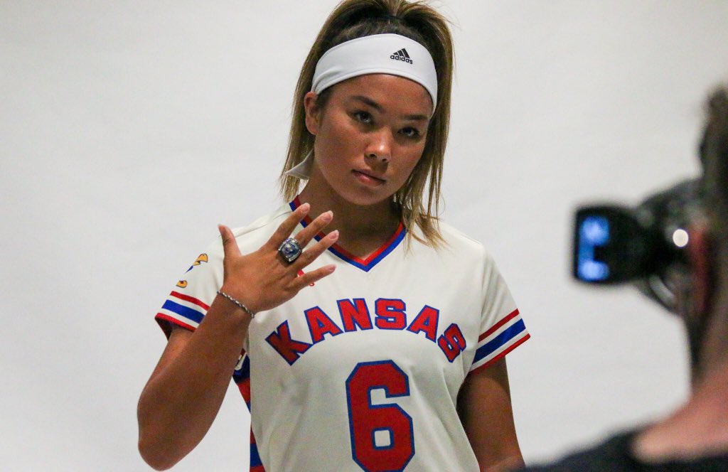 KUWSoccer's tweet photo. 😀 for the 📸

#KUsoccer https://t.co/6yCDu8X0os
