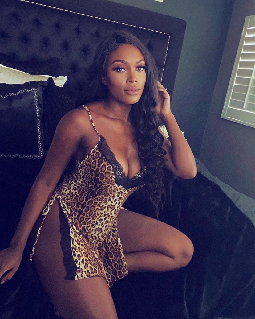 PrettyMeDoll's tweet photo. Pretty Me Doll @angela_henderson  ain’t come to Play, she came to Slay🔥🔥🔥

Fierce Sleep Dress 🐆
Now Available🔥
Size: 4  to 12✨
Lots of Stretch⚡️

Can be be picked up locally in STL

Shop at Pretty Me Intimates for Women’s Lingerie. Sleepwear. Swimwear &amp; More ! https://t.co/TQwjBrhEZn