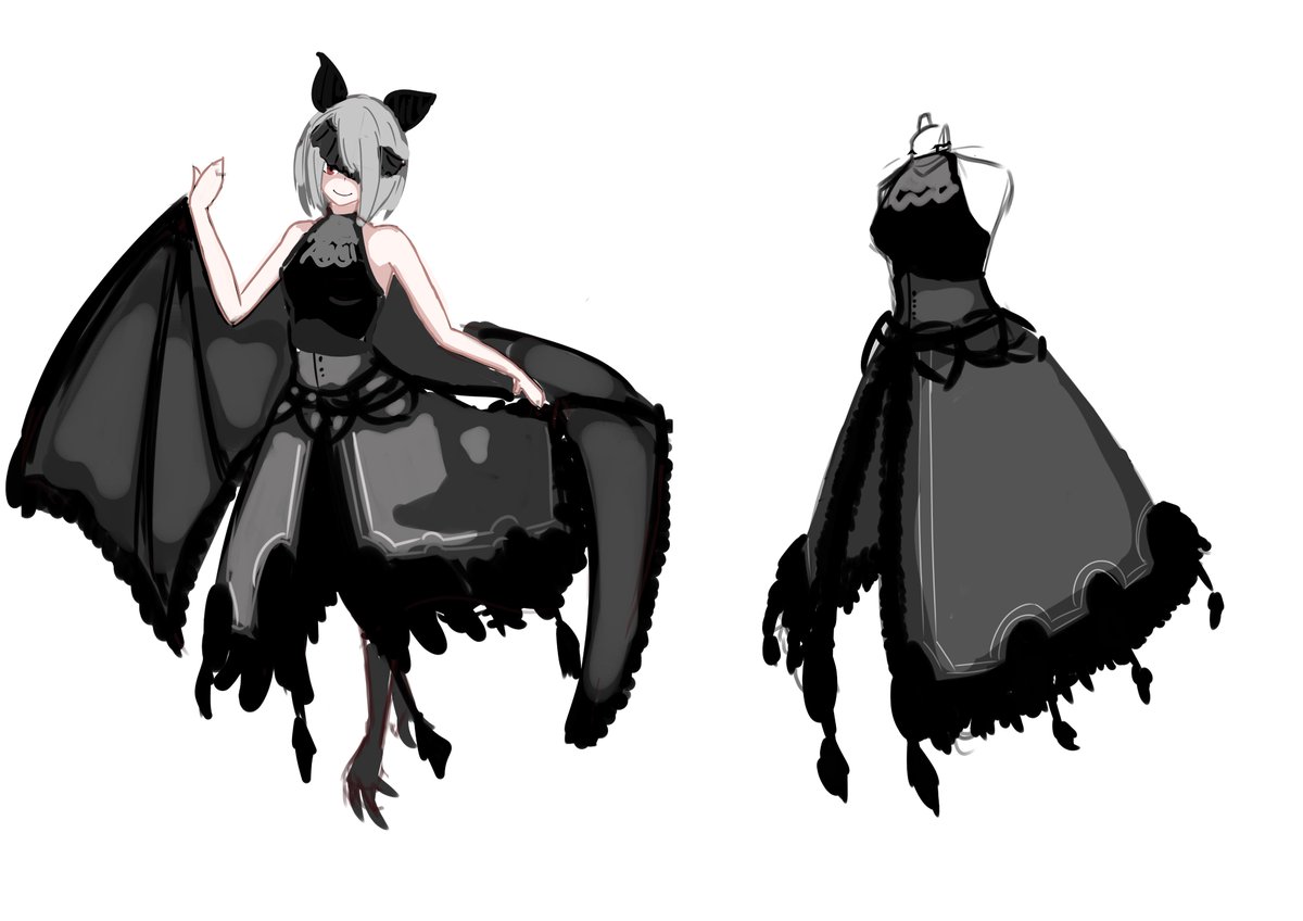 ニーアっぽい蝙蝠ちゃんの落書き
もっと絵を描く時間が欲しい…!
#落書き
#創作 