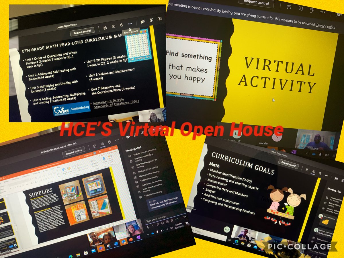 KeyaRichmond's tweet photo. Our ⁦@hce_stemacademy⁩ teachers are providing useful information about how students will learn virtually!  ⁦@AdrieneLanier⁩ #rcpsworldclass #rcpsgoodnews https://t.co/J34BpdUfLO