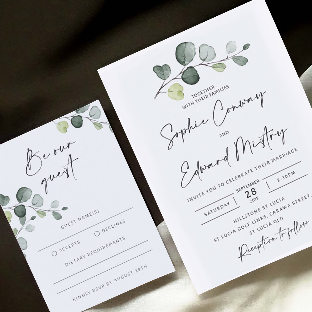 This digital print invitation's modern, fresh and easy on your budget

#bypapermint #instawedding #weddingideas #sydneywedding #perthwedding #brisbanewedding #newzealandwedding #botanicalwedding #botanical #digitalinvitation