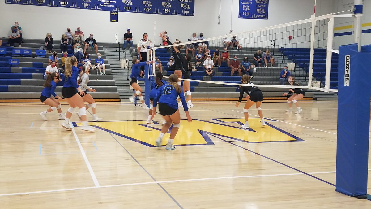 Awesome to host <a href="/PLSHSTitans/">Papillion La Vista South High School</a>  and the new <a href="/ElkhornPS_ENHS/">Elkhorn North High School</a> volleyball teams here <a href="/wahoopublic/">Wahoo Public Schools</a> Thanks to all the spectators doing their part! #NSAAMaskUp #NSATA #AT4ALL