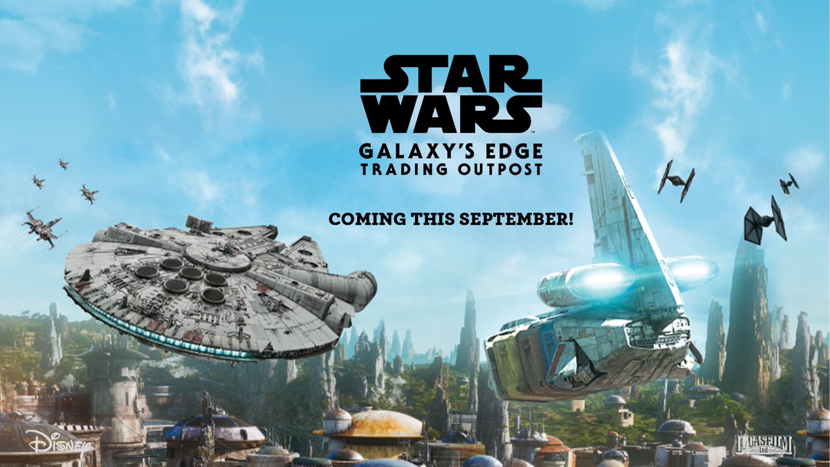 toysruscanada's tweet photo. COMING THIS SEPTEMBER!
Product inspired by Star Wars: Galaxy's Edge at @Disneyland and @waltdisneyworld, and available only at Toys"R"Us Canada!
https://t.co/uMuF24ZQU2
#StarWars #GalaxysEdgeTradingOutpost #Collector #LetsPlayCanada https://t.co/cXQeC8DVGp