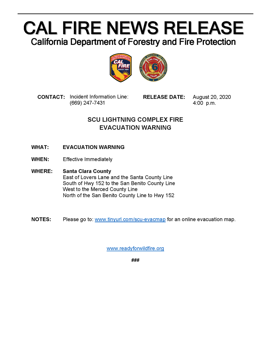 CAL FIRE SCU tweet media
