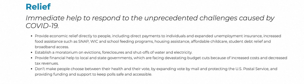 We're the people living in rural communities and we know what we need: Relief: direct aid to survive  #COVID19Recovery: a massive federal jobs program to get out of the economic crisisReimagination: Break up corporate ag and supply management http://Peoplesaction.org/ruralagenda&nbsp;