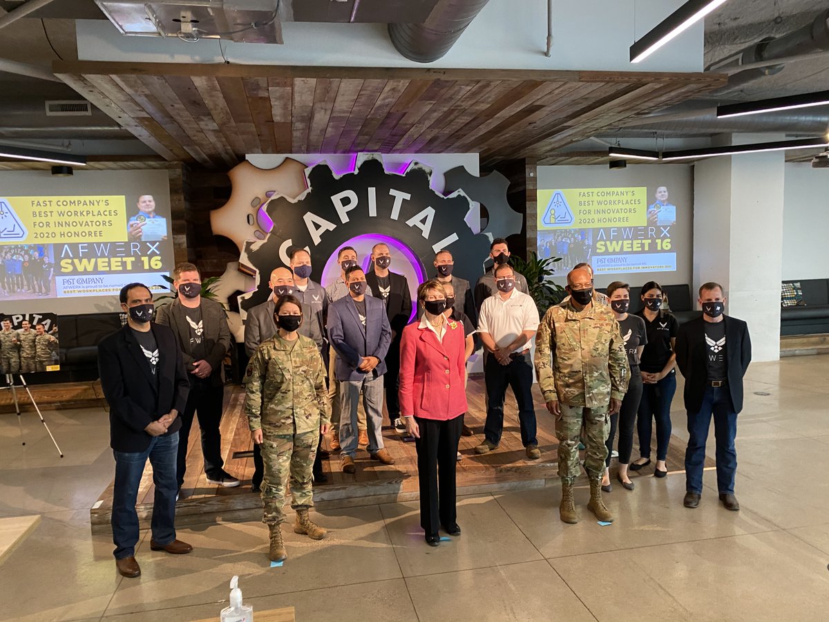4 Star VIP Tour at <a href="/CapitalFactory/">Capital Factory ⚙️</a> today as we welcomed back <a href="/GenCQBrownJr/">General CQ Brown, Jr.</a> along with new friends <a href="/SecAFOfficial/">Office of the Secretary of the Air Force</a> Barbara Barrett and <a href="/cmsaf_official/">Chief Master Sergeant of the Air Force</a> JoAnne Bass. They came to visit our amazing partners at <a href="/AFWERX/">AFWERX</a> <a href="/TXMilitary/">Texas Military Dept.</a> and see @CFDefense.