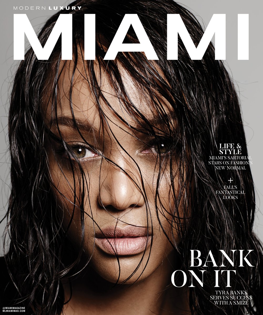 Miamimagazine's tweet photo. From a new gig as host of Dancing with the Stars to the debut of her ice cream line, @tyrabanks has an uncanny knack for serving up exactly what the country craves—all with her signature smize.
Read the latest issue of #MiamiMagazine: https://t.co/xQ5a81piXa https://t.co/ttio3Hndx3