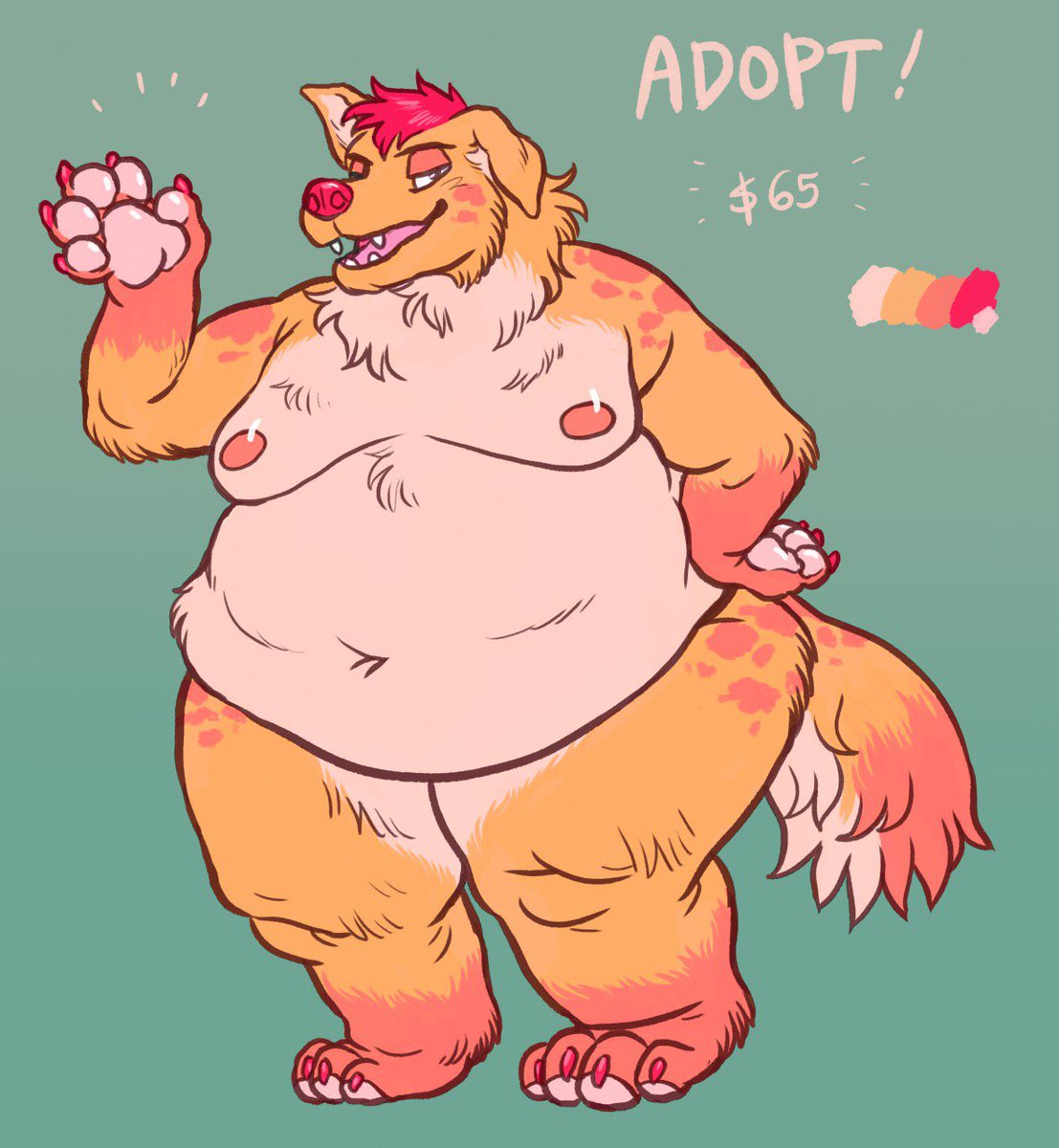 New adopt up for grabs on FA ~ furaffinity.net/view/37833123/