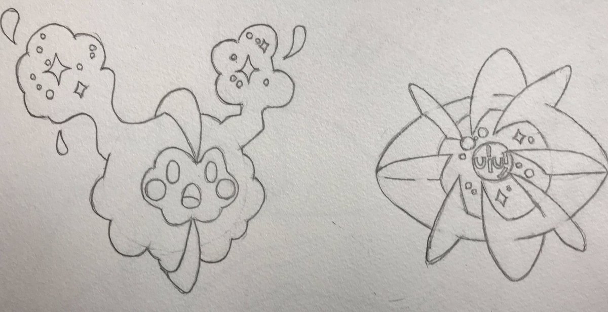 Shun A Twitter コスモッグ コスモウム描きました 伝説ポケモンが進化するなんて思ってもみなかった ポケgoではどう登場するのか 楽しみです ポケモンgo コスモッグ コスモウム