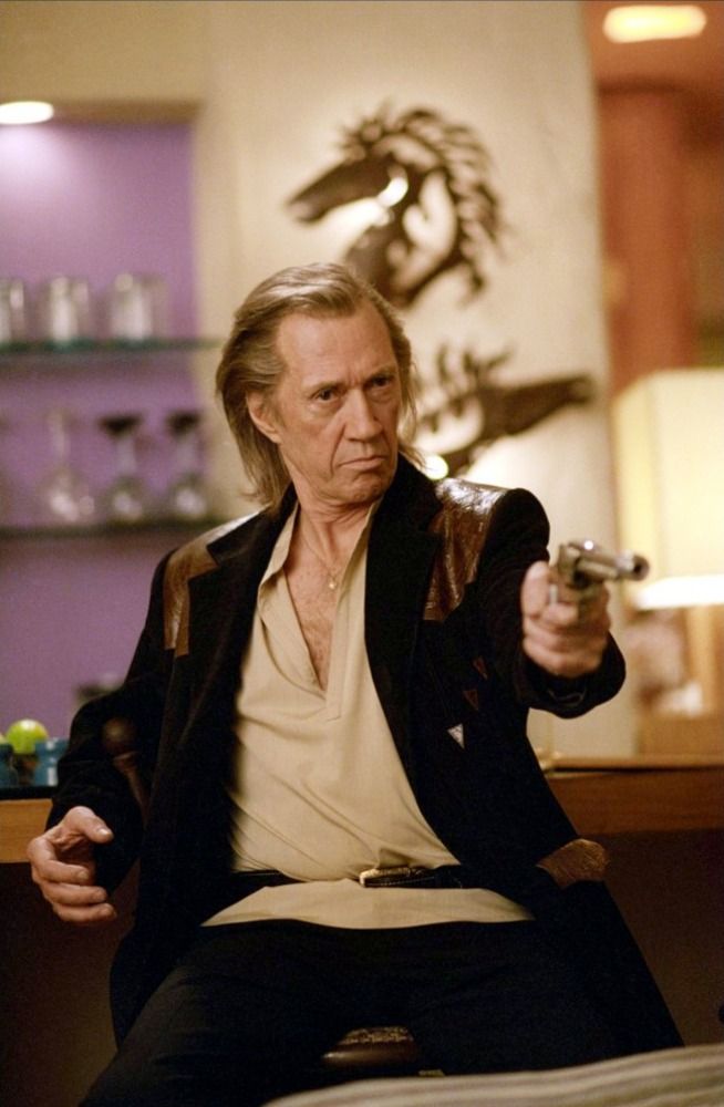 Carradine was literally in hundreds of movies, including the titular role in Tarantino's "Kill Bill." I interviewed him briefly on the red carpet at a B-list Oscar party in 2008, a year before he died. He told me I needed to come up with more interesting questions.  #truestory /7/