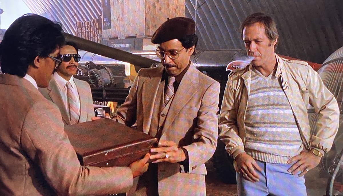 Lots of locals got some screen time on "Lone Wolf McQuade." Former EPCC theater professor Hector Serrano has a nice turn as the "Cuban." His performance was good enough to merit a close-up. No small feat for a local hire. (Bonus fact: Serrano created  @VivaElPaso in 1978.) /10/