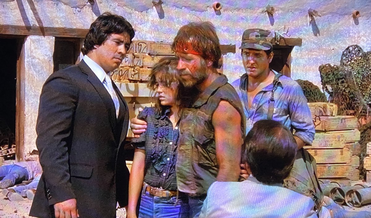 Let's not forget Gil Reyes, the fitness guru who would later become  @AndreAgassi's personal trainer during the tennis star's most successful era. I remember watching Reyes on KTSM doing funny fitness segments. In the film he plays a bodyguard who isn't very good at his job. /11/