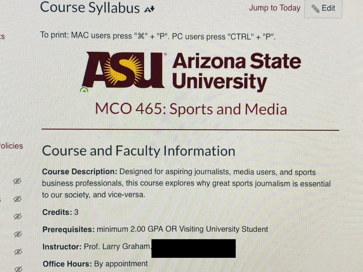 ByLarryGraham's tweet photo. Class is in session.
Welcome to @Cronkite_ASU ๐
#ProfGraham ๐ฎ https://t.co/FGajeFIjlk