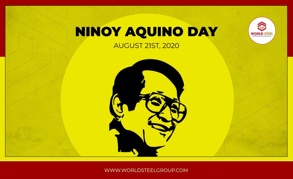 WorldSteelMM's tweet image. 𝐍𝐢𝐧𝐨𝐲 𝐀𝐪𝐮𝐢𝐧𝐨 𝐃𝐚𝐲

➡️Happy Ninoy Aquino day!

#WorldSteelGroup #IAS #AC472 #NinoyAquinoDay #PreEngineeredSteelBuildings #SteelStructure #MetalBuildings