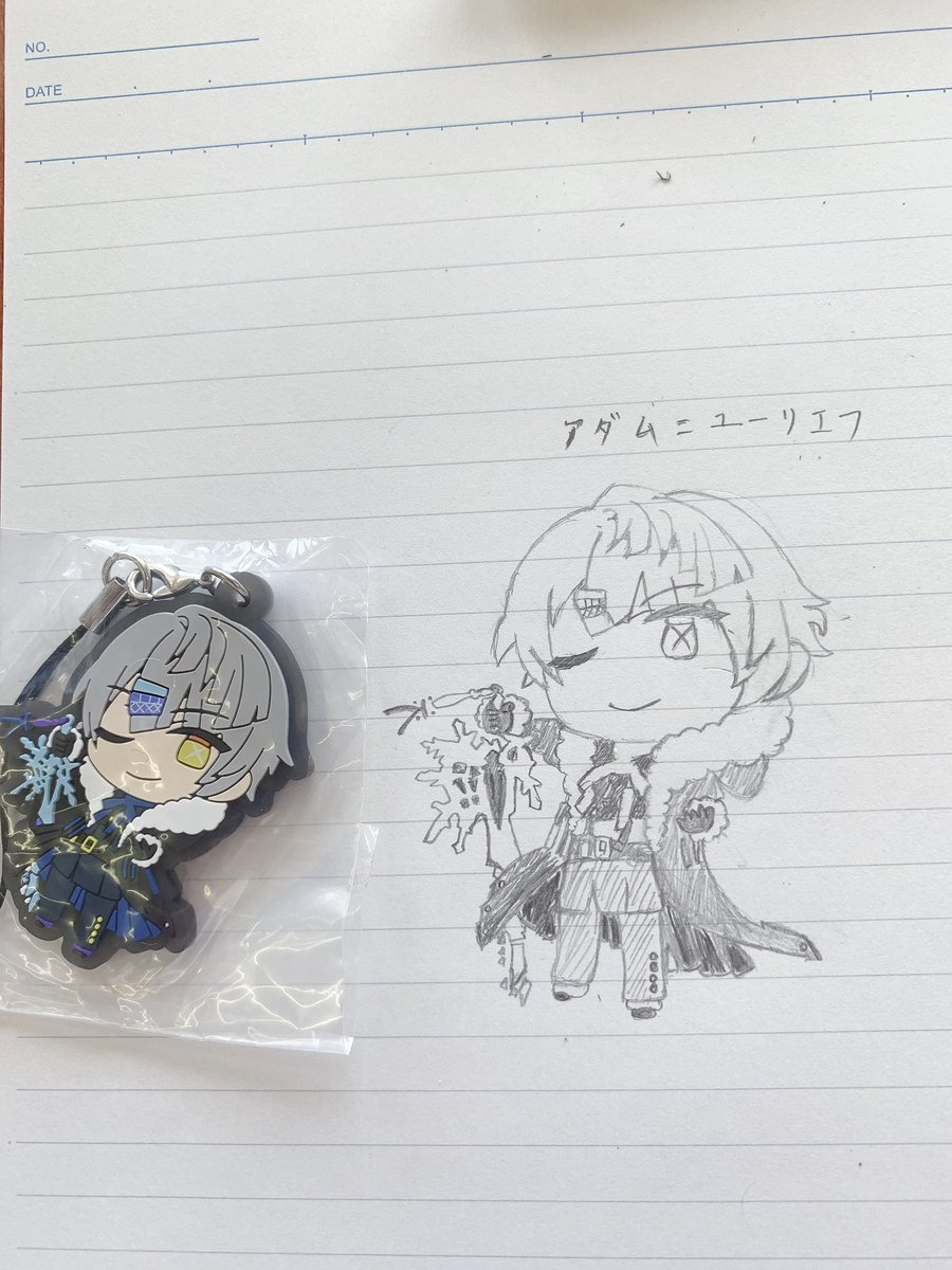 暇だったからアダム書いたけど武器が違和感しかないあと顔www