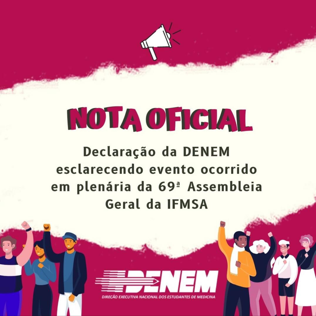 denembr's tweet photo. • Declaração oficial da DENEM esclarecendo evento ocorrido em plenária da 69ª Assembleia Geral da IFMSA •
Leia em https://t.co/eGVRtUy10E
Ou siga o fio
Nos próximos posts vamos explicar um pouco mais sobre o ABC da GA! Fiquem ligados!
#DENEM #IFMSA #OGA2020 https://t.co/2IpQHs8zzK