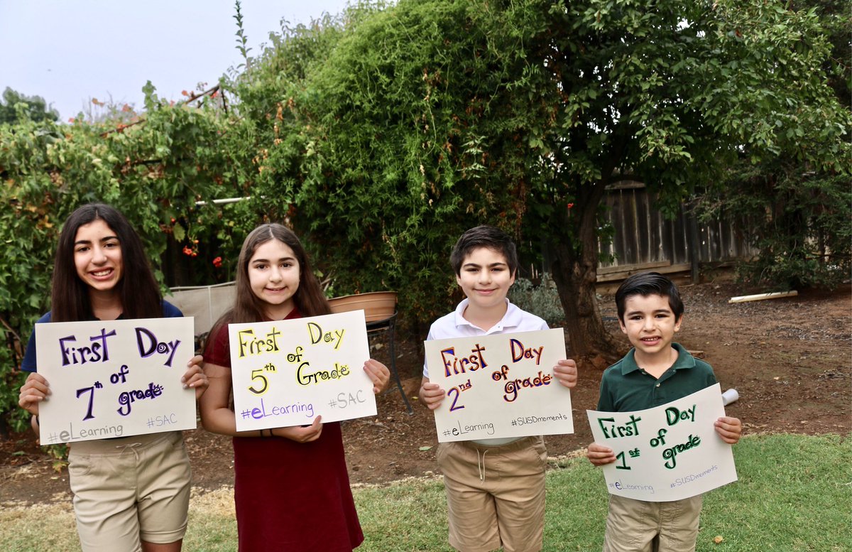 almaelissa's tweet image. We survived the first day of eLearning. A big shout out to educators, parents, and, most importantly, students.  We will get through this together.  #OneDayAtATime #eLearning #SUSDmoments #SACbears #TheStruggleIsReal