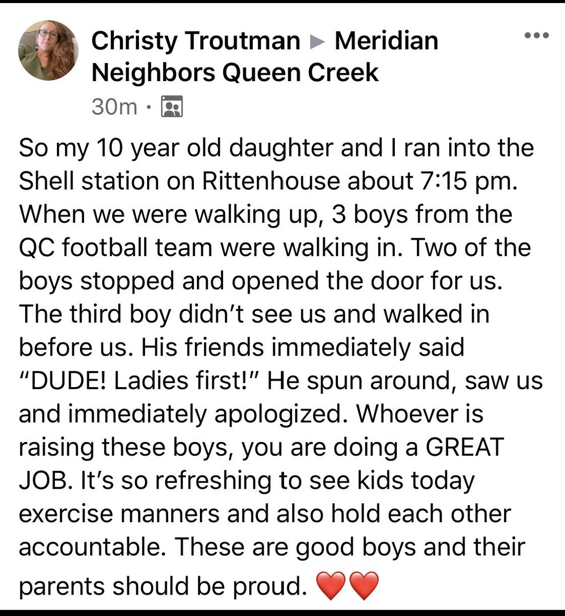 Thank you for sharing this story about <a href="/QC_football/">Queen Creek Football</a>. We are lucky to have great families in our program. <a href="/JUSTCHILLY/">Just Chilly</a> <a href="/AZHSFB/">ArizonaVarsity.com 🔥PREPS🔥</a> <a href="/CountyLinePreps/">County Line Preps</a> <a href="/QCBulldogs/">Queen Creek HS</a>  <a href="/QCHS_Athletics/">QCHSAthletics</a> <a href="/QCUSD_Athletics/">QCUSD Athletics</a> <a href="/qcusd/">Queen Creek Unified School District</a>