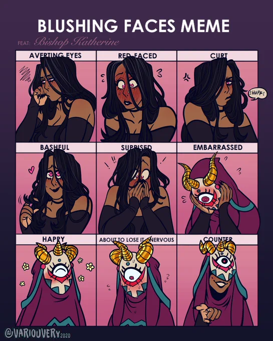 tfw u trying to be a cult leader but ppl are cute ;;3;;

my oc Katherine for @urano000's story ✌️🥺 
