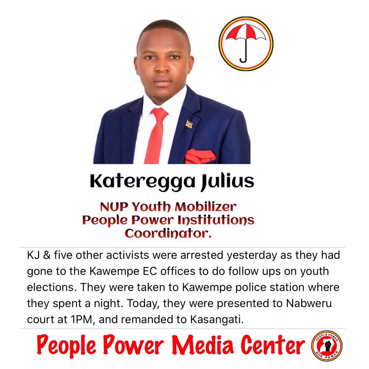 Daniel Kawuma On Twitter This Is One Way Nrm Party Claims To Win Youth Elections By Arresting Young Folks Who Step Up To Contest Opposition Candidates Spend More Time In Jail At