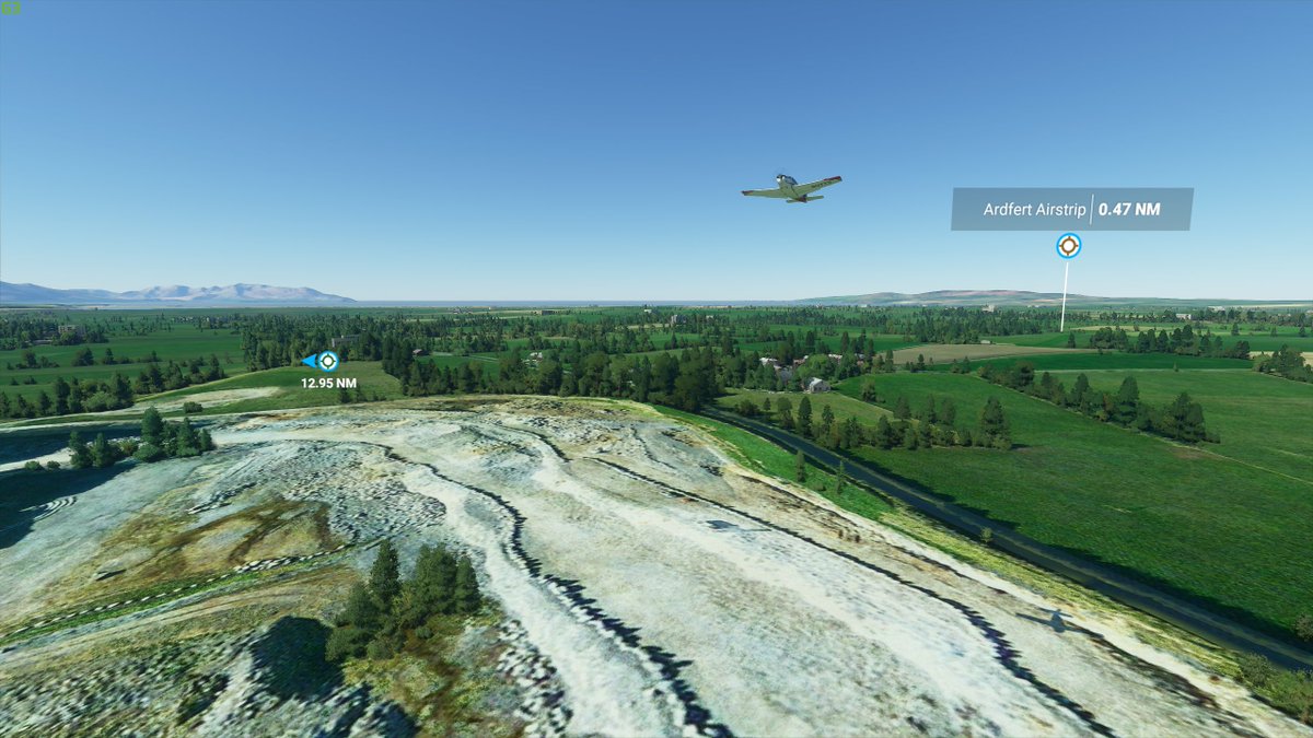 this runway (field) was too short so i kept having my throttle cut by the ai for overshooting the runway and then i'd crash into the quarrybut i did get up there and instantly im like hell yeah this is ireland baby. its green, theres stone walls and the roads are too narrow