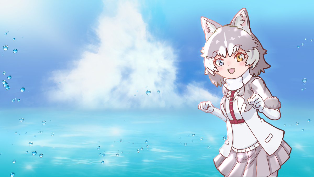 夏 海 犬 壁紙 イエイヌちゃんのイラスト