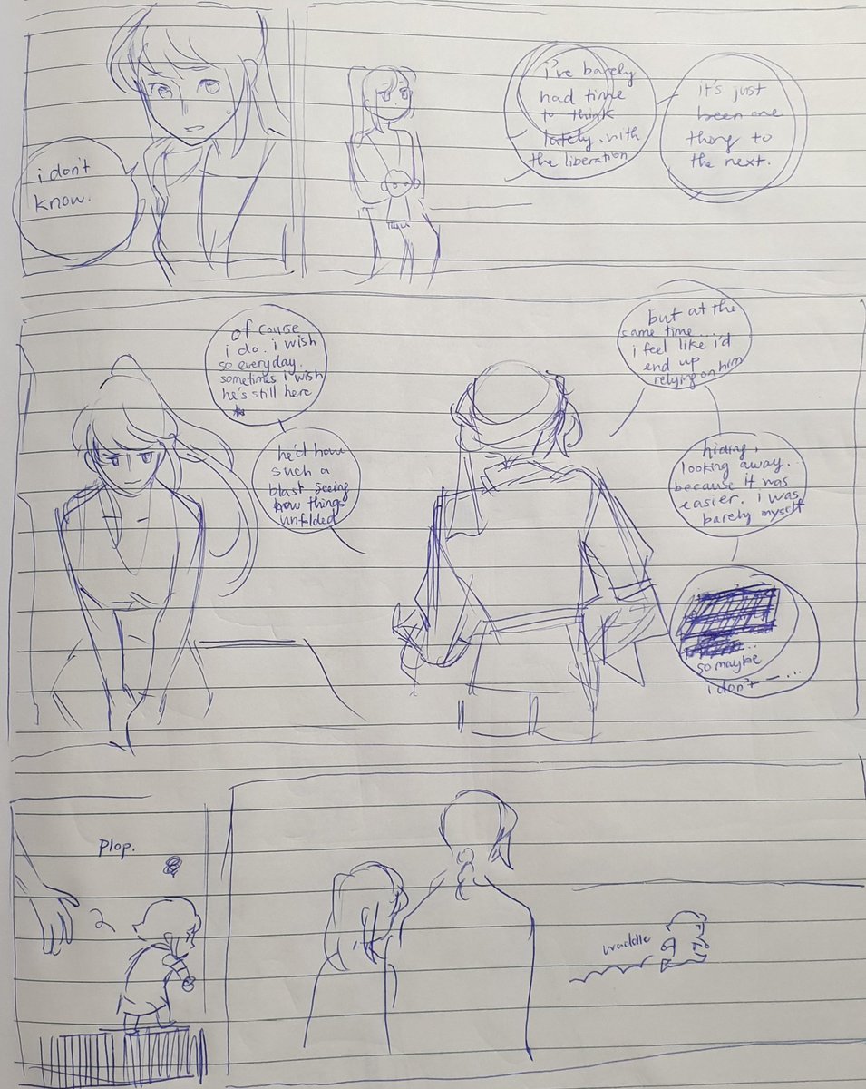 17. Ffxiv spoilers ? (end of hw, speculative sb because im a slow player)
two different comics from two different eras in the game about the same topic. yes as a gridanian starter im depressed ?