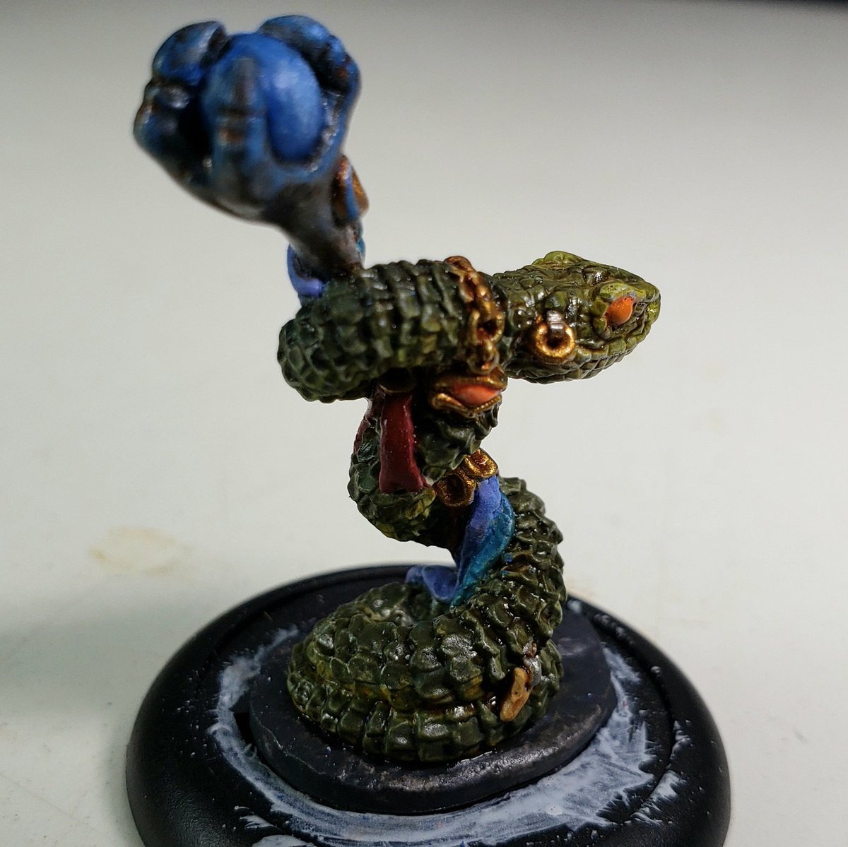 PodcastIndi's tweet image. Adder Mage from Burows &amp;amp; Badgers just about done tonight on Zoom hangout. ~Eric 🦡🎨