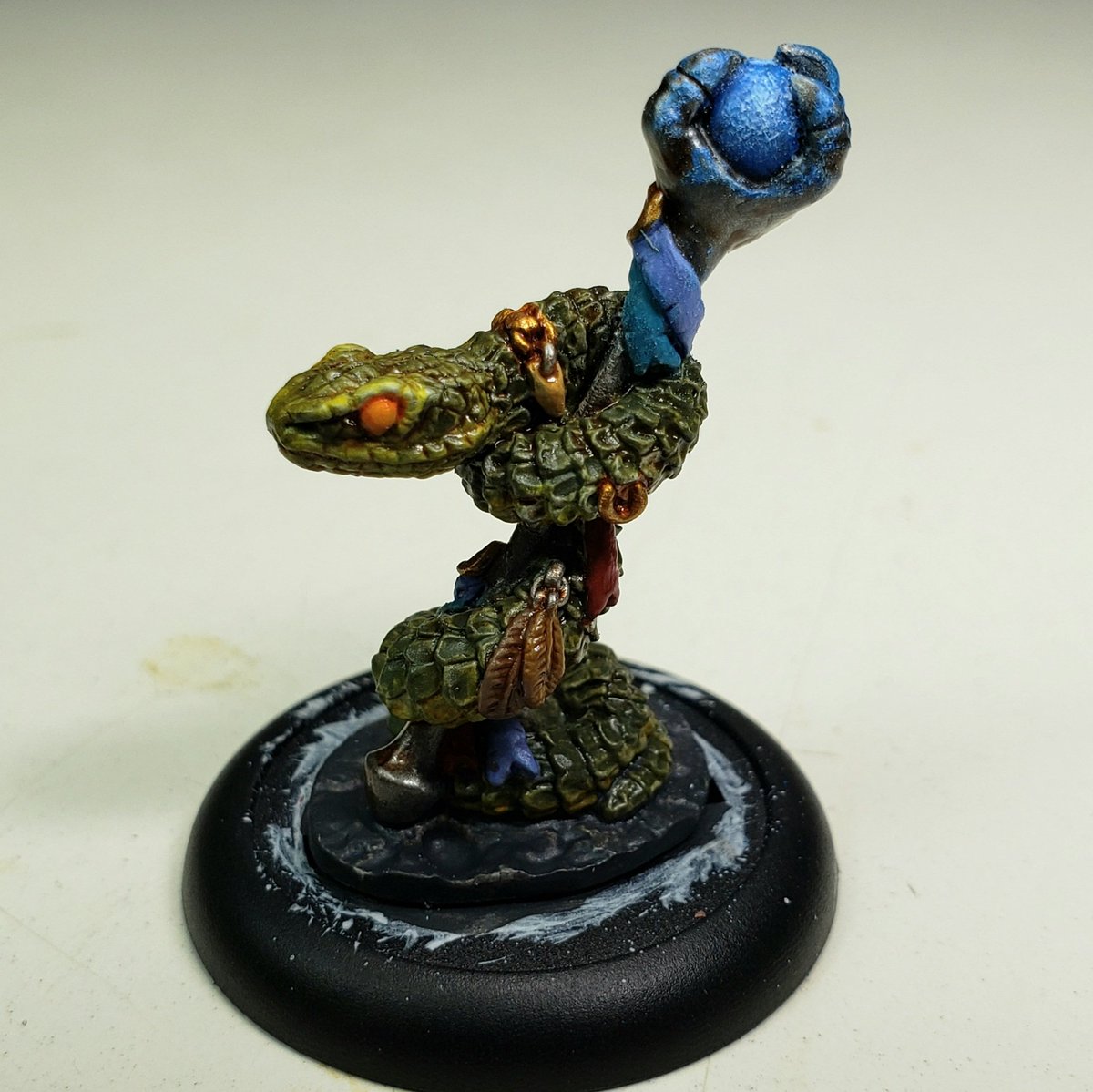 PodcastIndi's tweet image. Adder Mage from Burows &amp;amp; Badgers just about done tonight on Zoom hangout. ~Eric 🦡🎨