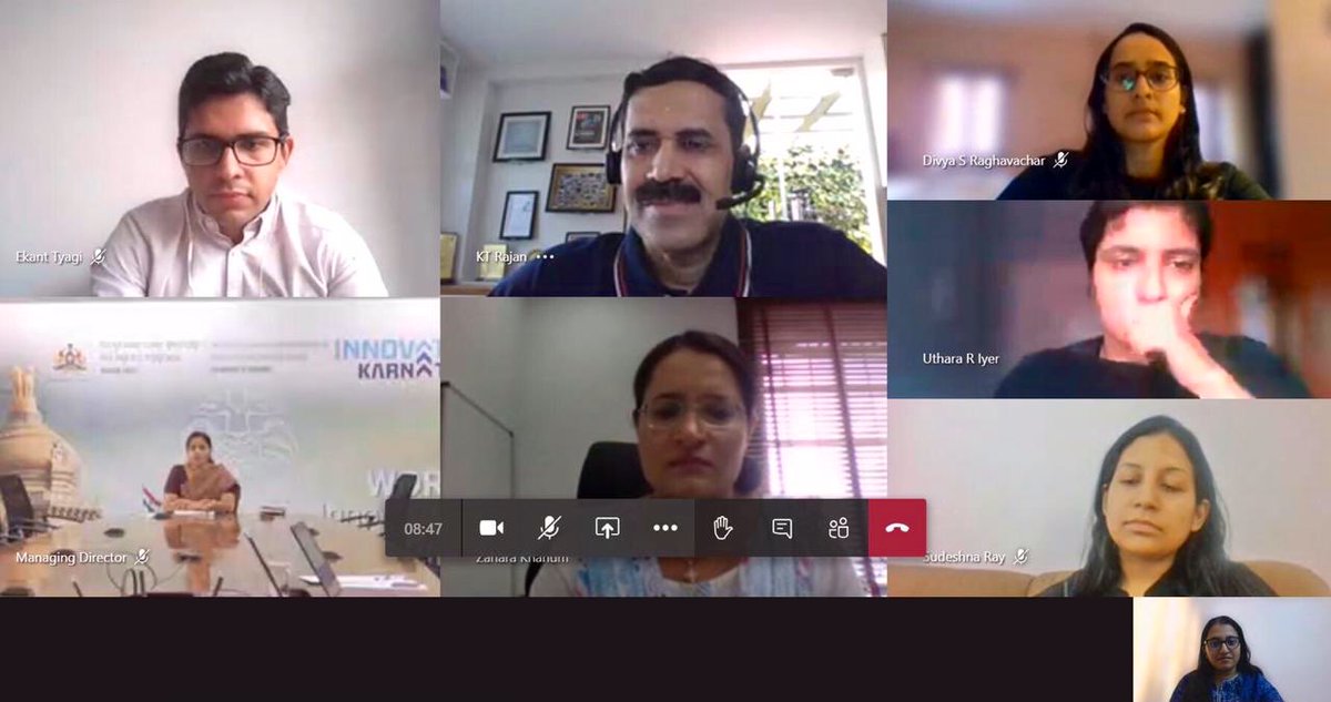 Our team led by Deputy Head of Mission <a href="/KTRajan3/">K T Rajan</a> had good discussions with <a href="/KbitsMd/">MD KBITS</a> on existing &amp; future collaboration in #ArtificialIntelligence, Data, FinTech &amp; Urban strands.

It was acknowledged 🇬🇧 is Karnataka’s Partner of Choice &amp; a key member of Global Innovation Alliance.